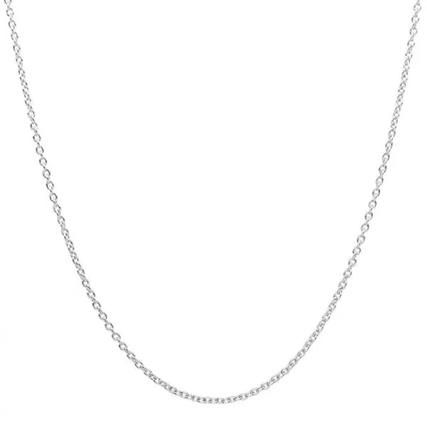 Steel forged necklace-Classy Men 2.4mm Silver Rolo Chain Necklace