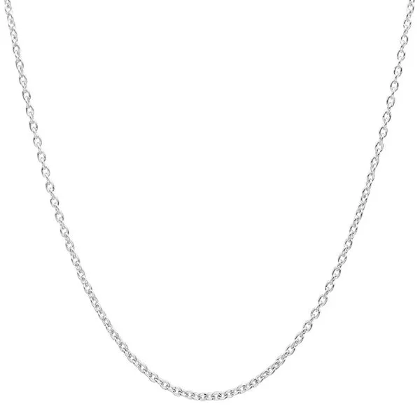 Fossil relic necklace-Classy Men 3mm Silver Rolo Chain Necklace