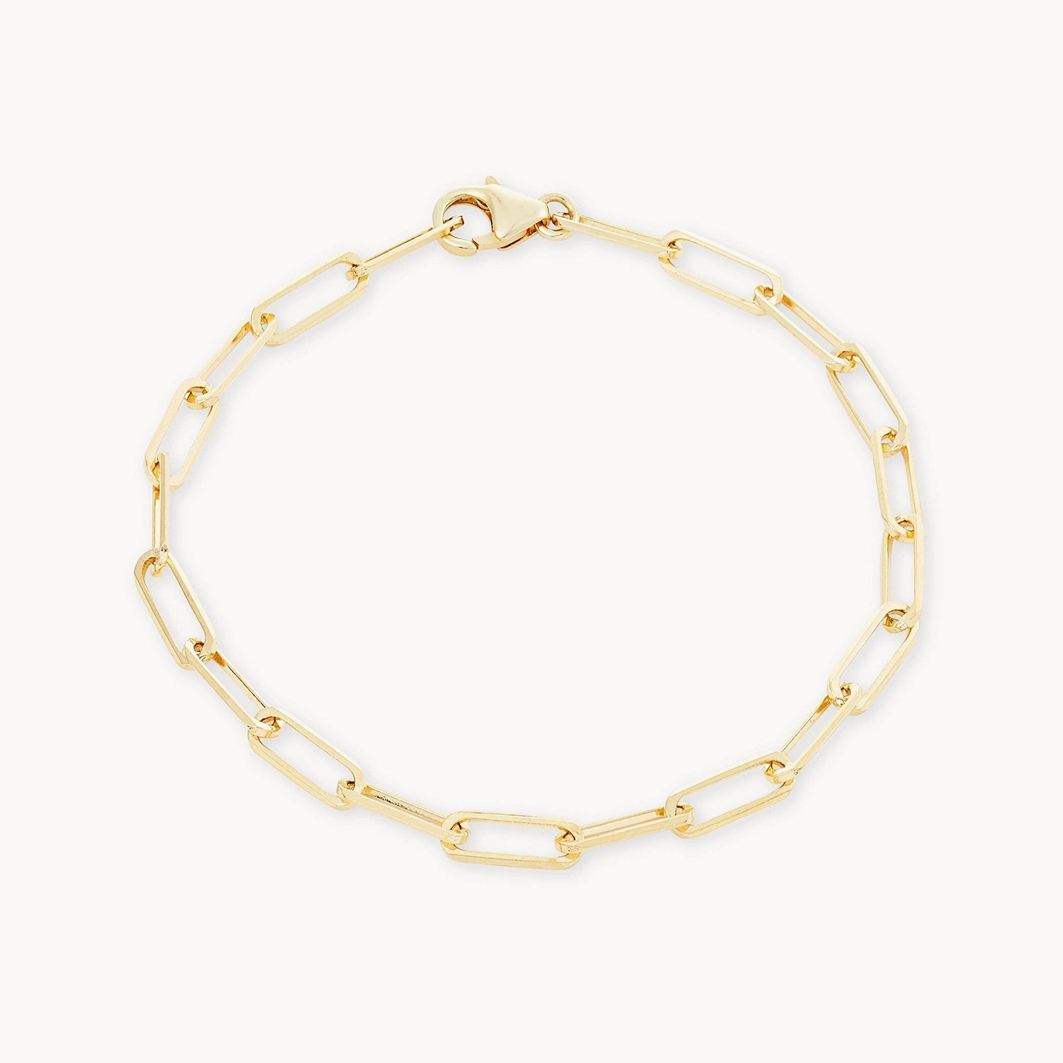 Rough-hewn bracelet-Boldly inseparable bracelet- 14k yellow gold