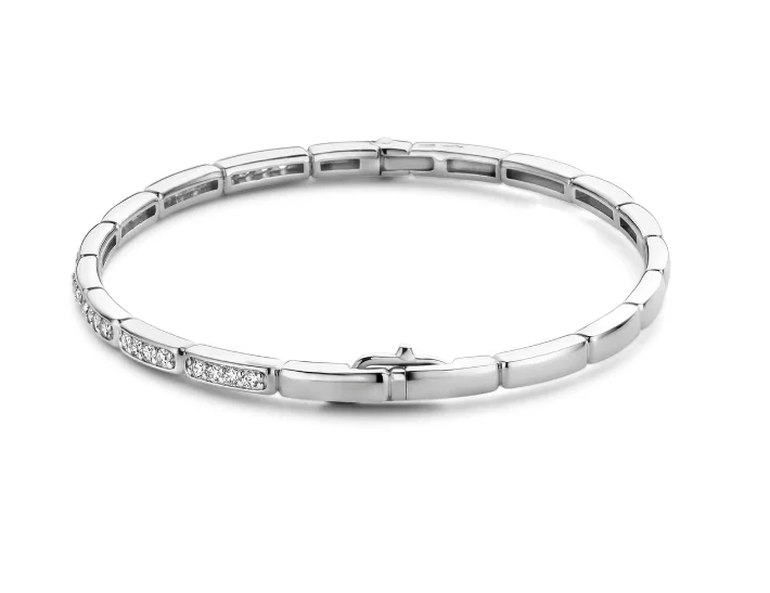 Flex hinge bracelet-CZ Bangle Bracelet