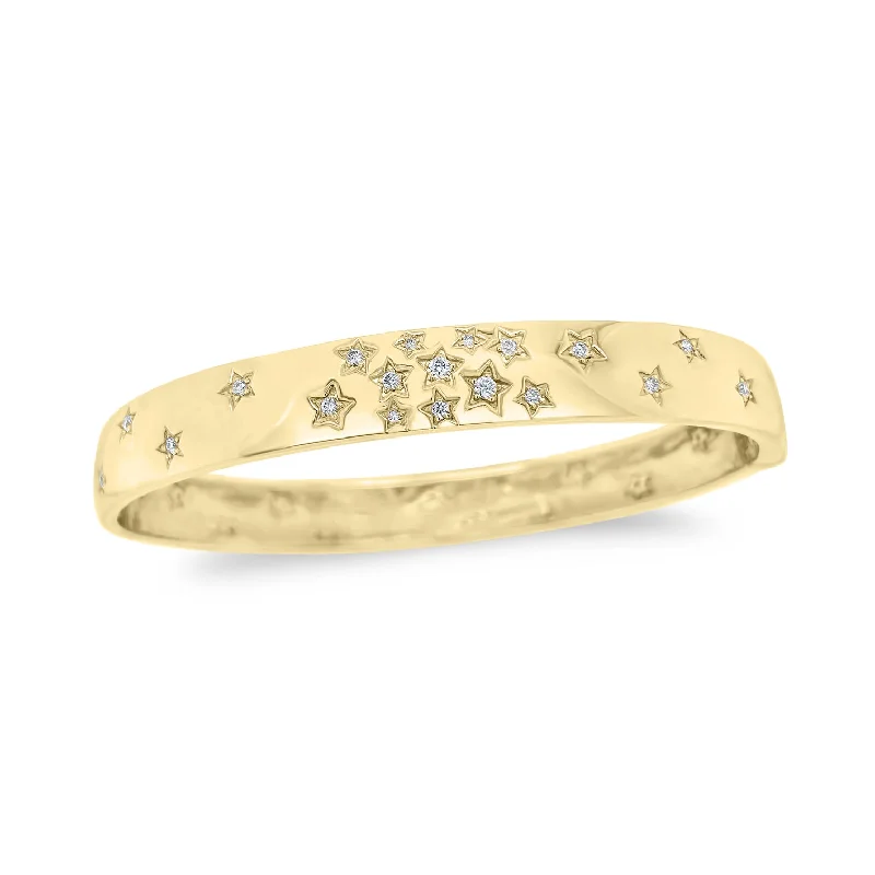 Savanna grass bracelet-Diamond Star Bangle