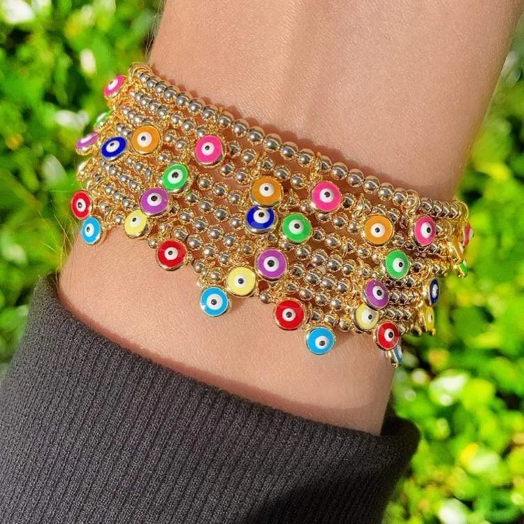 Rotating gem bracelet-Eye Candy | Color Charm Bracelet