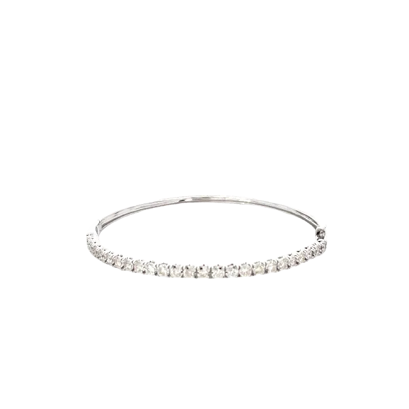 Fourteen-bead bracelet-Illusion Set Diamond Bangle Bracelet