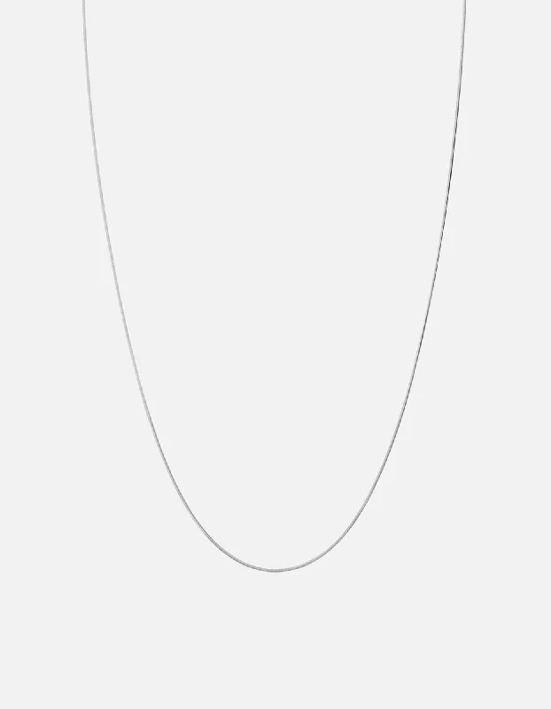 Flint speck necklace-Lynx Chain Necklace, Sterling Silver