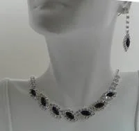 Marbled quartz necklace-New Arrival - Necklace/Earrings Set AD85013-20164