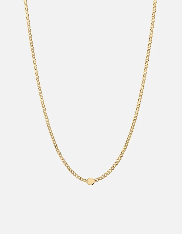 Regency curve necklace-Type Chain Necklace, Gold Vermeil