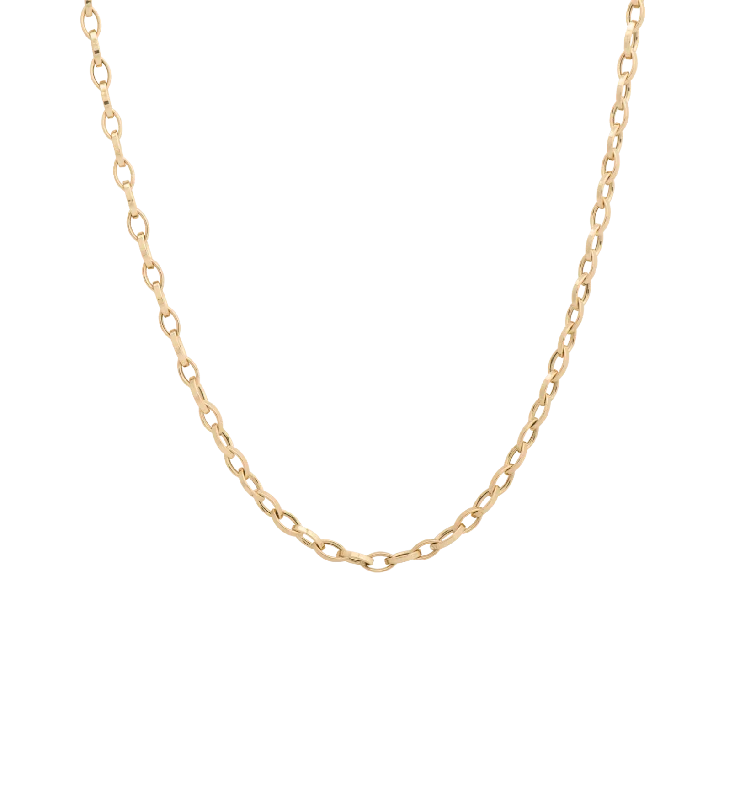 Scythian charm necklace-Collier Link Necklace 14K