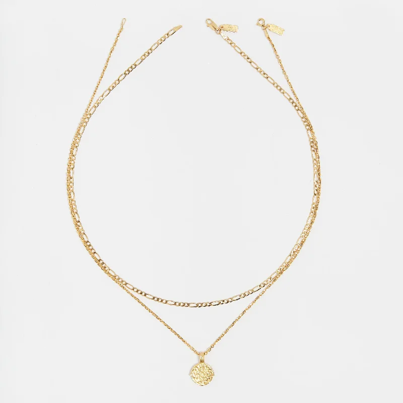 The Sicilian Zodiac Combo in Gold for Him