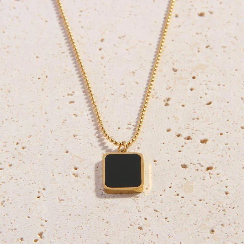 Border gem necklace-Bertie Necklace