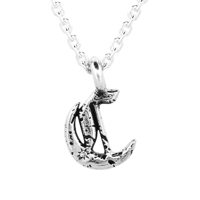 Smelted alloy necklace-C Icon Necklace