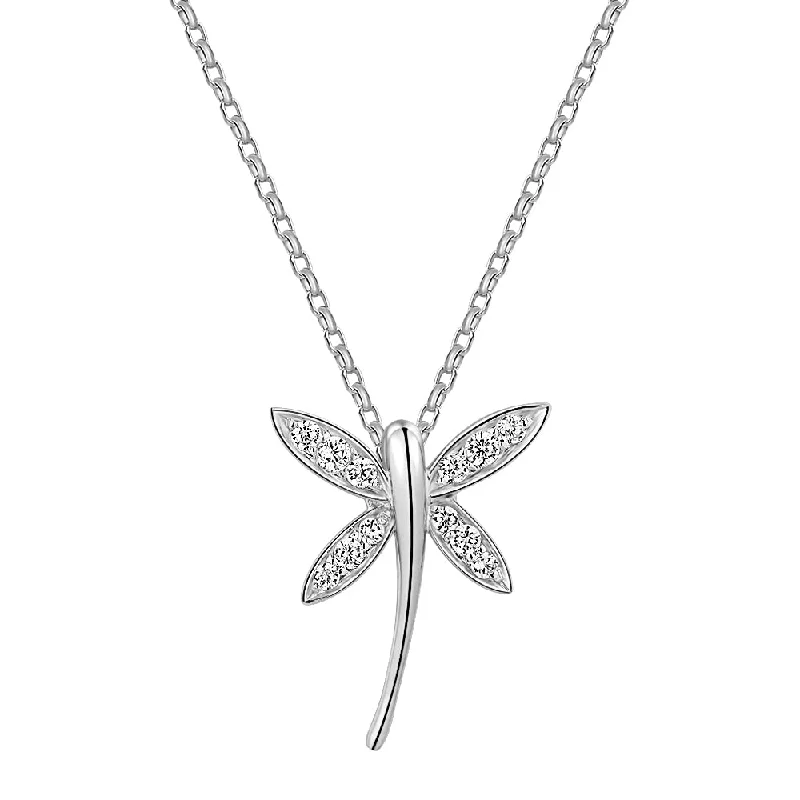 Suede chain necklace-Fancy pendant in 10 carat white gold