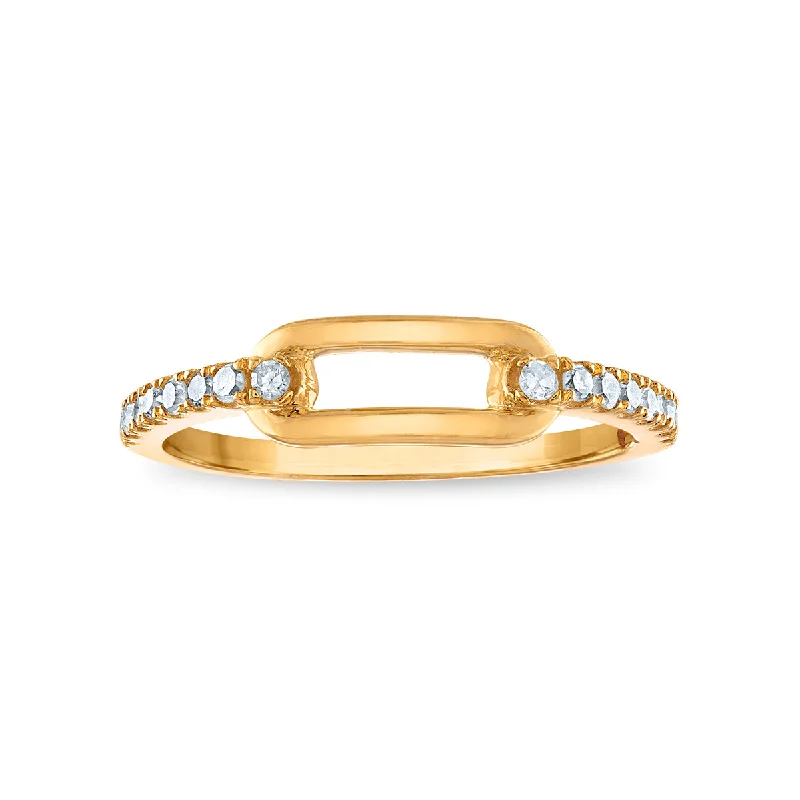 Pine twig ring-LoveSong 1/5 CTW Diamond Ring in 10KT Yellow Gold