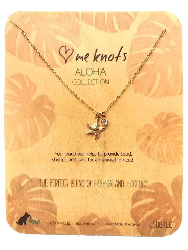 Plaited weave necklace-Starfish (Aloha Collection)