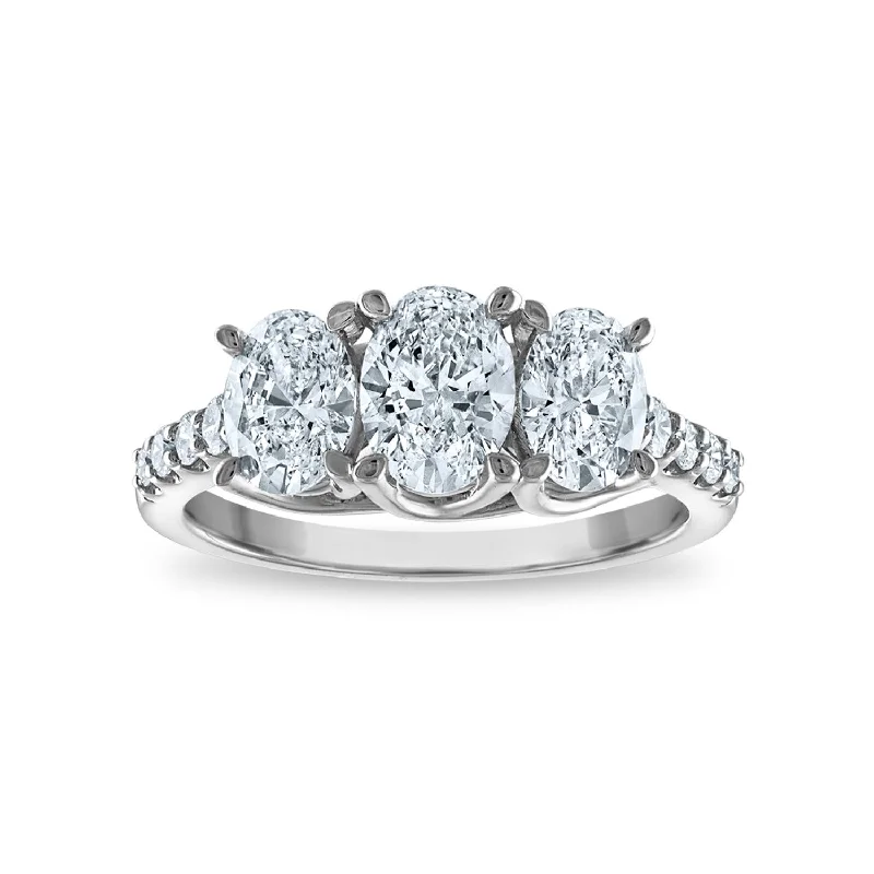 Maple nut ring-Signature EcoLove 2 CTW Lab Grown Diamond Ring in 14KT White Gold