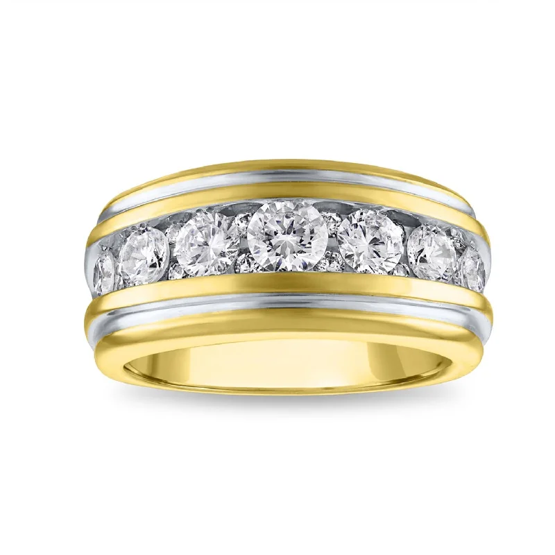 Hittite gold ring-Signature EcoLove 2 CTW Lab Grown Diamond Wedding Ring in 14KT Yellow Gold