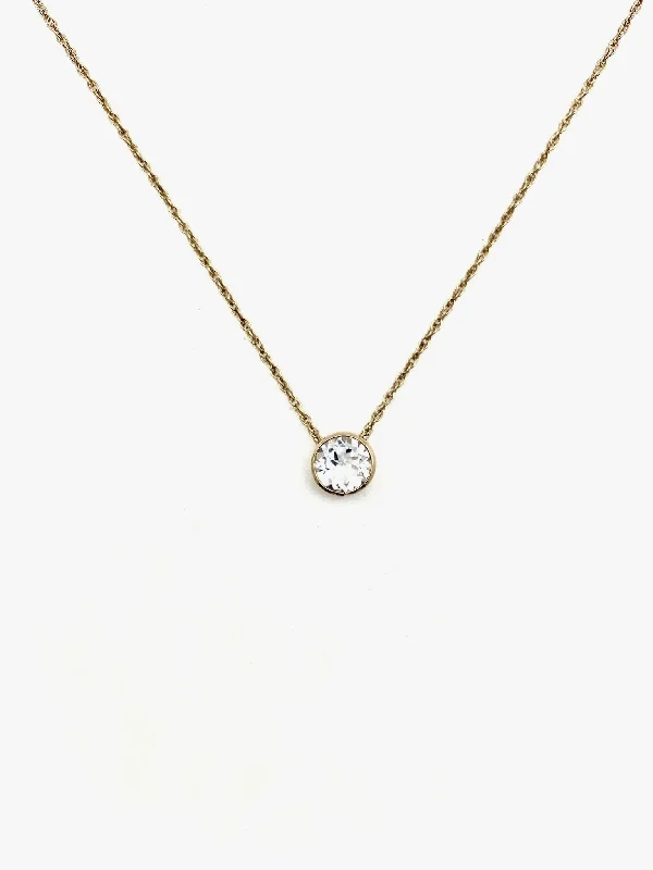 Stellar shine necklace-Alma Topaz Necklace