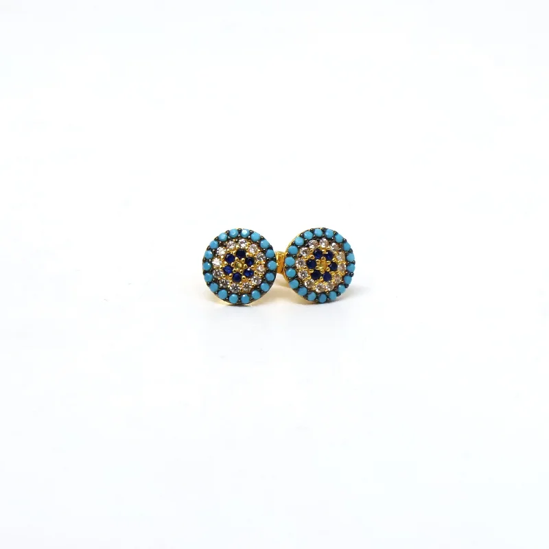 Smelted alloy earrings-22k Gold Earrings