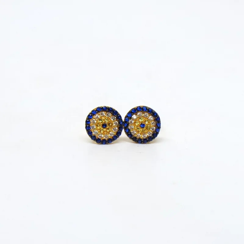 Angled rim earrings-22k Gold Earrings