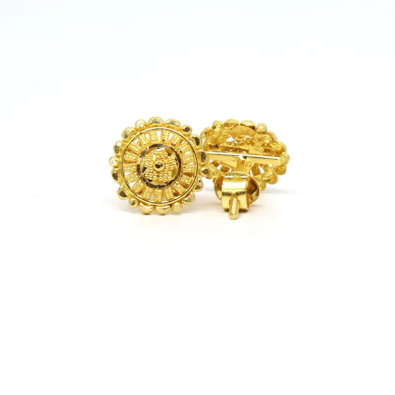 Micro stud earrings-22K Gold Earrings