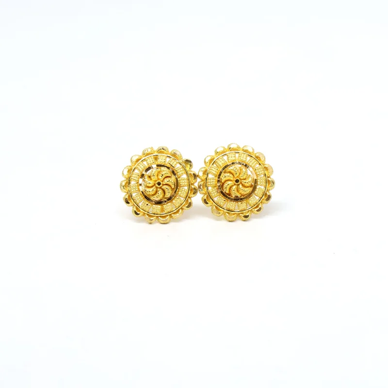 Reed wrap earrings-22K Gold Earrings