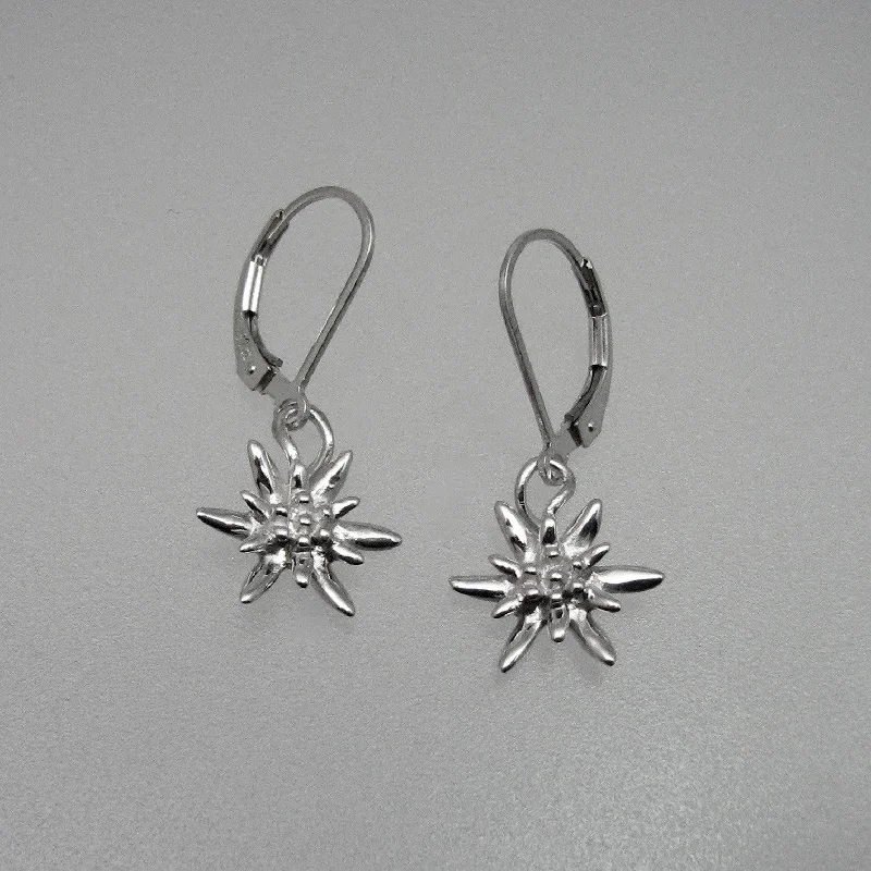 Sealed stone earrings-Edelweiss Earrings Small w/Leverbacks