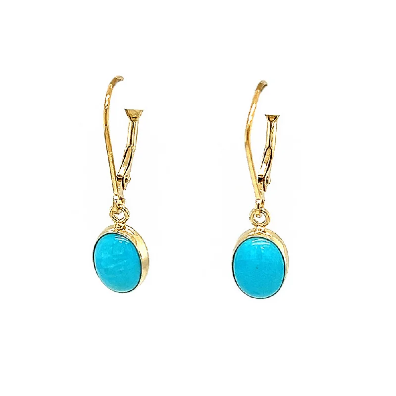 Creeper vine earrings-Turquoise Earrings